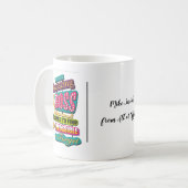 偽りなく素晴らしいボスのマグ コーヒーマグカップ (正面左)