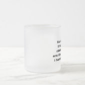 偽りのクッキーについてのおもしろマグカップ フロストグラスマグカップ (中央)