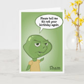 偽りのバースデー・カード カード (黄色い花)