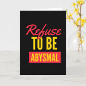 偽りの引用文を拒否す感動的る カード (黄色い花)