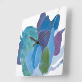 偽インディゴI スクエア壁時計 (傾斜)