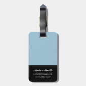 偽インディゴIII ラゲッジタグ (裏面縦)