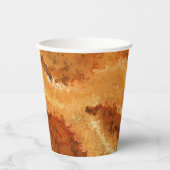 偽ウォルナットバール仕上げ 紙コップ (正面)