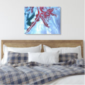 偽カラー衛星 キャンバスプリント (インサイチュ (寝室))