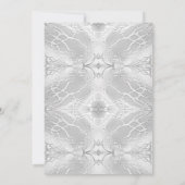 偽サテンの聖霊洗礼招待状 招待状 (裏面)