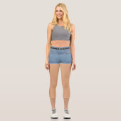 偽ショートパンツ カプリレギンス (正面)