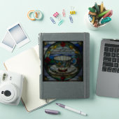偽ステンドグラス シーサーモ スティッカー シール (iPadカバー)