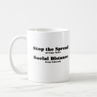 偽ストップニュースの広がり コーヒーマグカップ