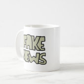 偽ニュース コーヒーマグカップ (正面左)
