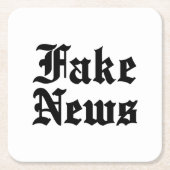 偽ニュース スクエアペーパーコースター (正面)