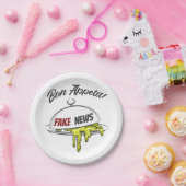 偽ニュース ペーパープレート (パーティー)