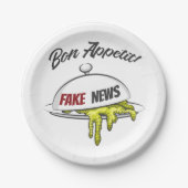 偽ニュース ペーパープレート (正面)