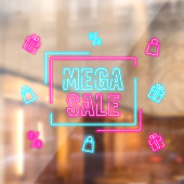 偽ネオン メガセール 事業 ウィンドウサイン (シート2)