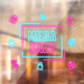 偽ネオン メガセール 事業 ウィンドウサイン (シート2)