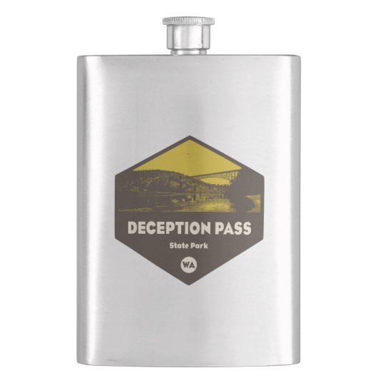 偽パス州パークワシントン フラスク (正面)