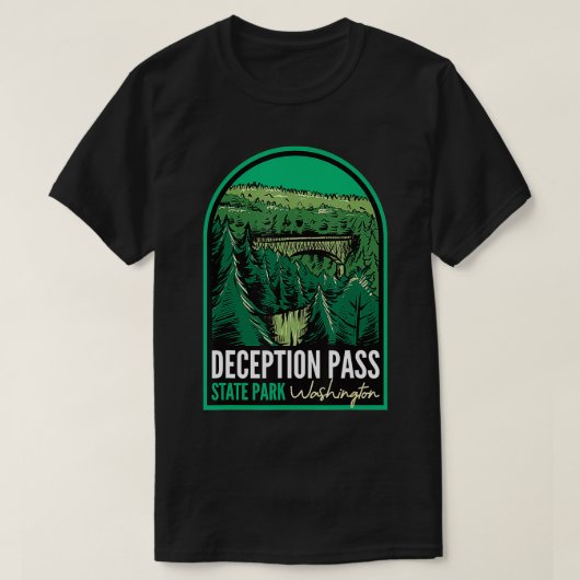 偽パス州パークワシントン Tシャツ (デザイン正面)