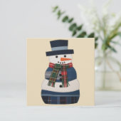 偽パッチワーク雪だるま ホリデー クリスマス (スタンド正面)