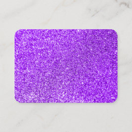 偽パープルグリッター写真 名刺