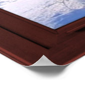 偽フェイク窓イリュージョン – 新雪シーン ポスター (角)