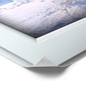 偽フェイク窓イリュージョン – 新雪シーン ポスター (角)