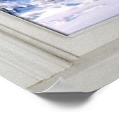 偽フェイク窓イリュージョン – 新雪シーン ポスター (角)