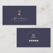 偽ローズゴールドパイナップル名刺 名刺 (正面/裏面)