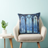 偽凍っていの窓の風景 クッション (椅子)