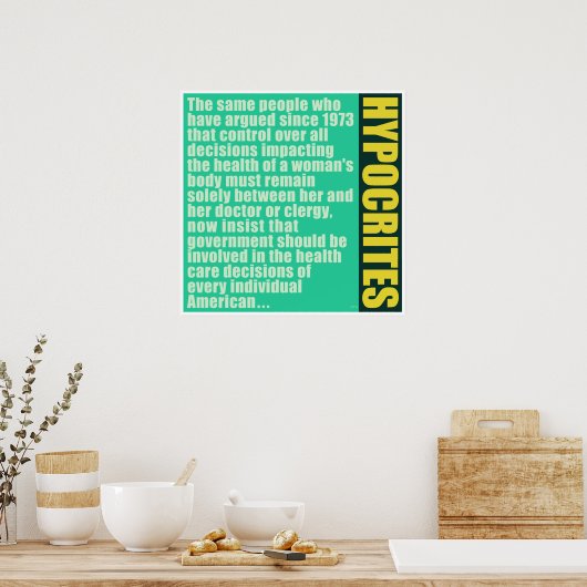 偽善者 ポスター (キッチン)