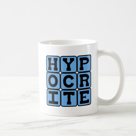 偽善者、嘘つき コーヒーマグカップ (右)