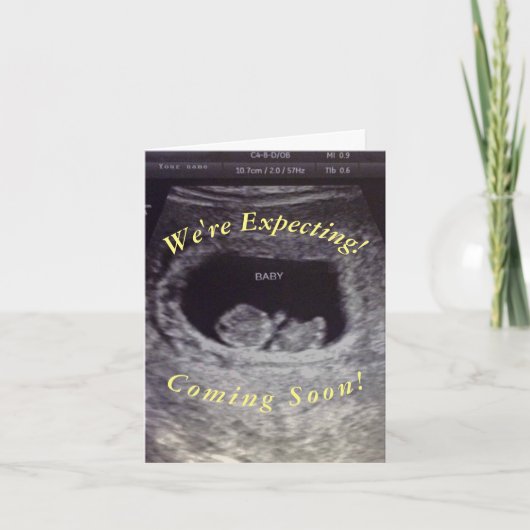 偽妊娠 招待状 (正面)