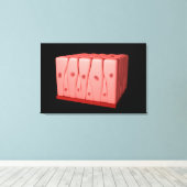 偽層柱上皮 キャンバスプリント (インサイチュ (ウッドフロア))