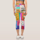 偽最高傑作ランダムスタンプコラージコレクション カプリレギンス (裏面)