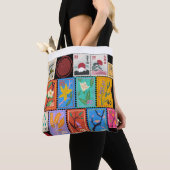 偽最高傑作ランダムスタンプコラージコレクション トートバッグ (クローズアップ)