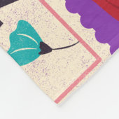 偽最高傑作ランダムスタンプコラージコレクション フリースブランケット (角)