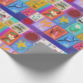 偽最高傑作ランダムスタンプコラージコレクション ラッピングペーパー (角)