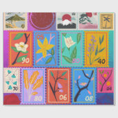 偽最高傑作ランダムスタンプコラージコレクション ラッピングペーパー (フラット)