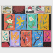 偽最高傑作ランダムスタンプコラージコレクション ラッピングペーパー (フラット)