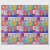 偽最高傑作ランダムスタンプコラージコレクション ラッピングペーパー (フラット)