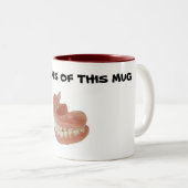 偽歯飼育員マグカップ ツートーンマグカップ (正面右)