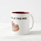 偽歯飼育員マグカップ ツートーンマグカップ (正面右)