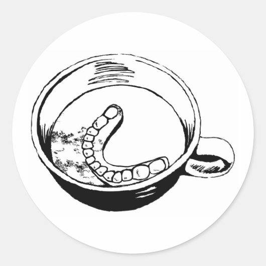 偽歯 ラウンドシール (正面)