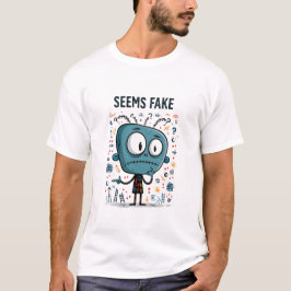 偽物っぽい?面白い宇宙人のキャラクターギフト Tシャツ
