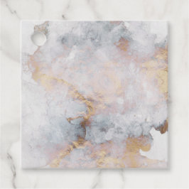 偽物のゴールドマーブル幾何学模様 フェイバータグ