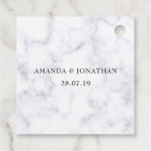 偽物のゴールドマーブル幾何学模様 フェイバータグ (裏面)