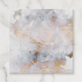 偽物のゴールドマーブル幾何学模様 フェイバータグ (正面)