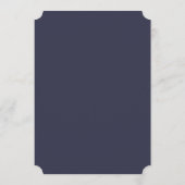 偽物のゴールド箔の海事アンカー・セーブ・ザ・デート セーブザデート (裏面)