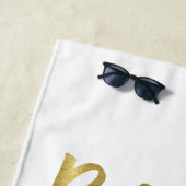 偽物のゴールド ブライドチーム ビーチタオル (インサイチュ)