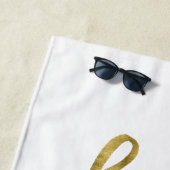 偽物のゴールド ラブ マイ トライブ ビーチタオル (インサイチュ)