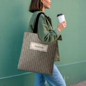 偽物のスウェーター編みカスタムネーム＆名言 トートバッグ