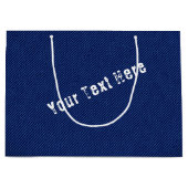 偽物のブルージーンズ ギフトバッグ カスタムテキスト付き (正面)